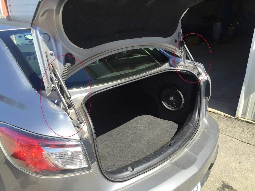 1 пара автоматическая задняя дверь багажника задняя крышка газовые стойки пружинный подъемник поддержка для Mazda 3 2010-2013 | GS Седан 281 мм