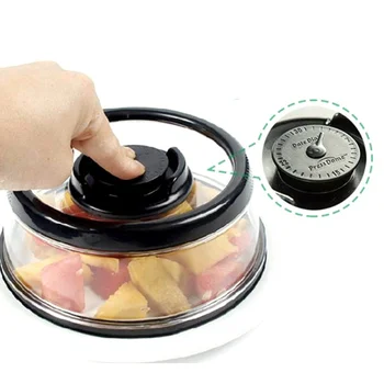 

Food Fresh Keep Lid Sealing Cover Refrigerator Plate Cover Kitchen Instant Vacuum Sealer Crisper Food Sealer 2 2