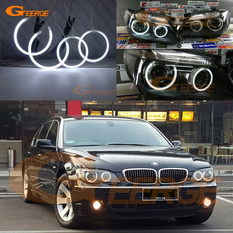 

For BMW E66 E65 750I 750LI 2006 2007 2008 XENON HEADLIGHT Excellent CCFL Angel Eyes kit Ultra bright illumination Halo Rings