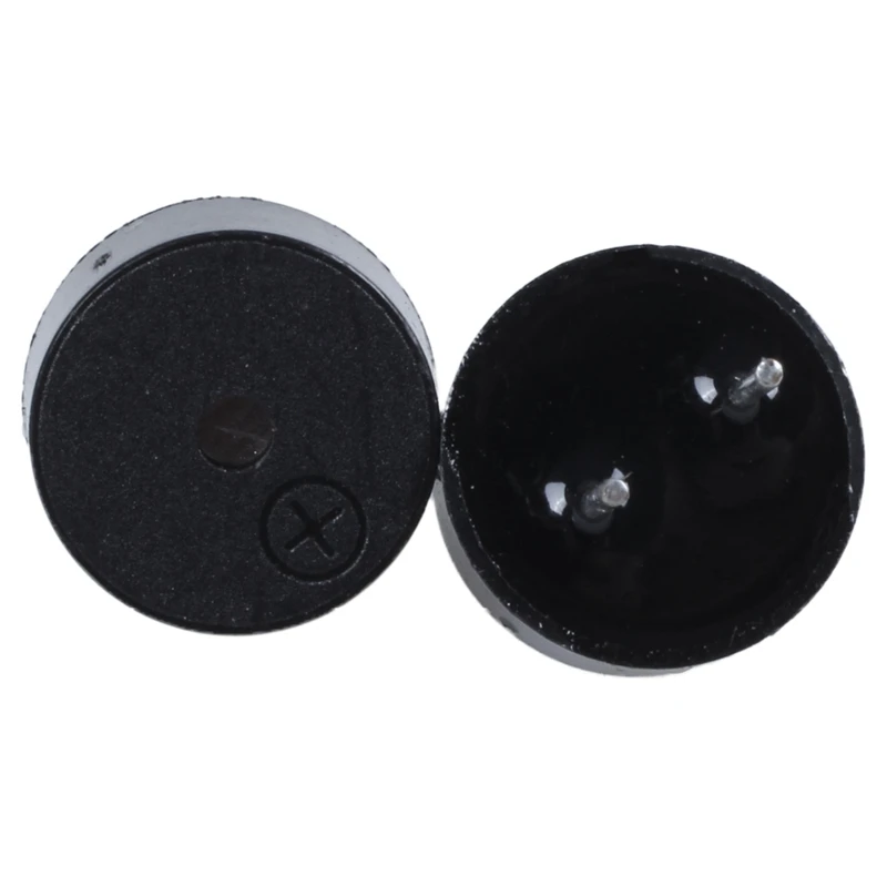 5 шт. непрерывное электронное Buzzer 2 контактный DC 3/5 V-9x4,2mm-черный