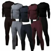 Мужское нижнее белье, термобелье, флисовая подкладка, верх, низ, одежда для сна, топы, зима, теплая