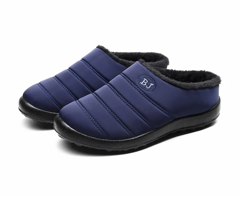 Size35-46; женская зимняя обувь из водонепроницаемого материала; пара зимних ботинок унисекс; Теплые повседневные ботинки на меху с нескользящей подошвой