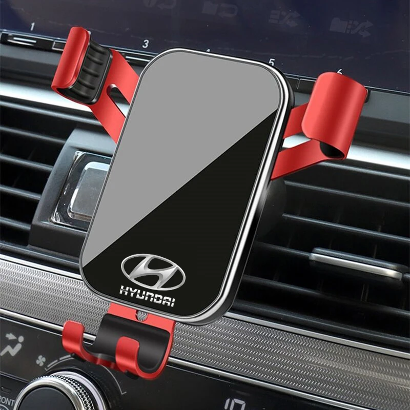 Gravity Car Phone Holder For Air Vent Mount Clip Hyundai I20 I30 IX35 I40 Getz Tucson Veloster Sonata Elantra SantaFe | Автомобили и