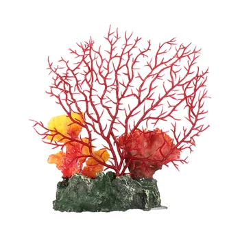 

1Pc Coral Decorative Resin Eye-catching Vivid Fish Tank Coral Landscape Coral Branch Coral Aquarium Coral for Landscaping