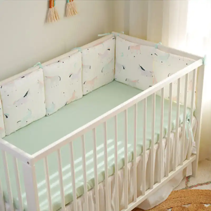 geometric cot bedding