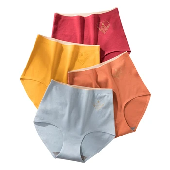 

M-XL Seamless Panties High-Rise Cotton Women Underwear Briefs Tummy Control Body Comfort Girl Panty Female Lingerie