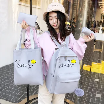 

2019 New Cartoon Printed Backpack for Female Middle School Students