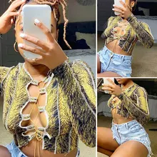 Best Price Autumn Aesthetic Bandage Female Clubwear Chic Hollow Out Print Street Crop Tops Tshirt Women Long Sleeve New Best Price Autumn Aesthetic Bandage Female Clubwear Chic Hollow Out Print Street Crop Tops Tshirt Women Long Sleeve New