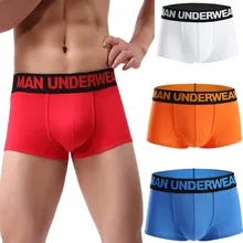 Men's Soft Underpants Letter printing Comfortable Elastic Knickers Shorts Sexy Underwear Classic Quick Dry Boxers Shorts
