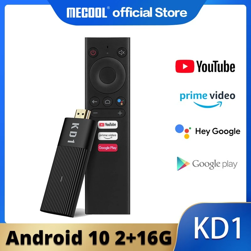 Google Chromecast Android 10 4k Mecool Kd1 Tv Stick Amlogic S905y2 Box  Youtube Prime Video Xxx For Netflix Premium For Amazons - Tv Stick -  AliExpress
