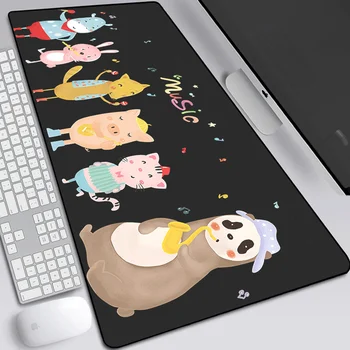

Girl office soft cute white rabbit mouse pad oversized 90x40 cartoon laptop keyboard pad