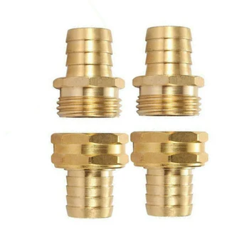 

Brass Hose Fitting Adapter Connector Construction Watering Equipment 3/4 Inches