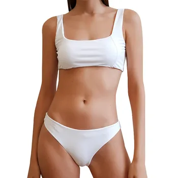 

WOMAIL Women Two-Piece Underwear Set Bandeau Patchwork Solid Lingerie Set Tube Top Stitching Solid Color Split Lingerie 19Dec03