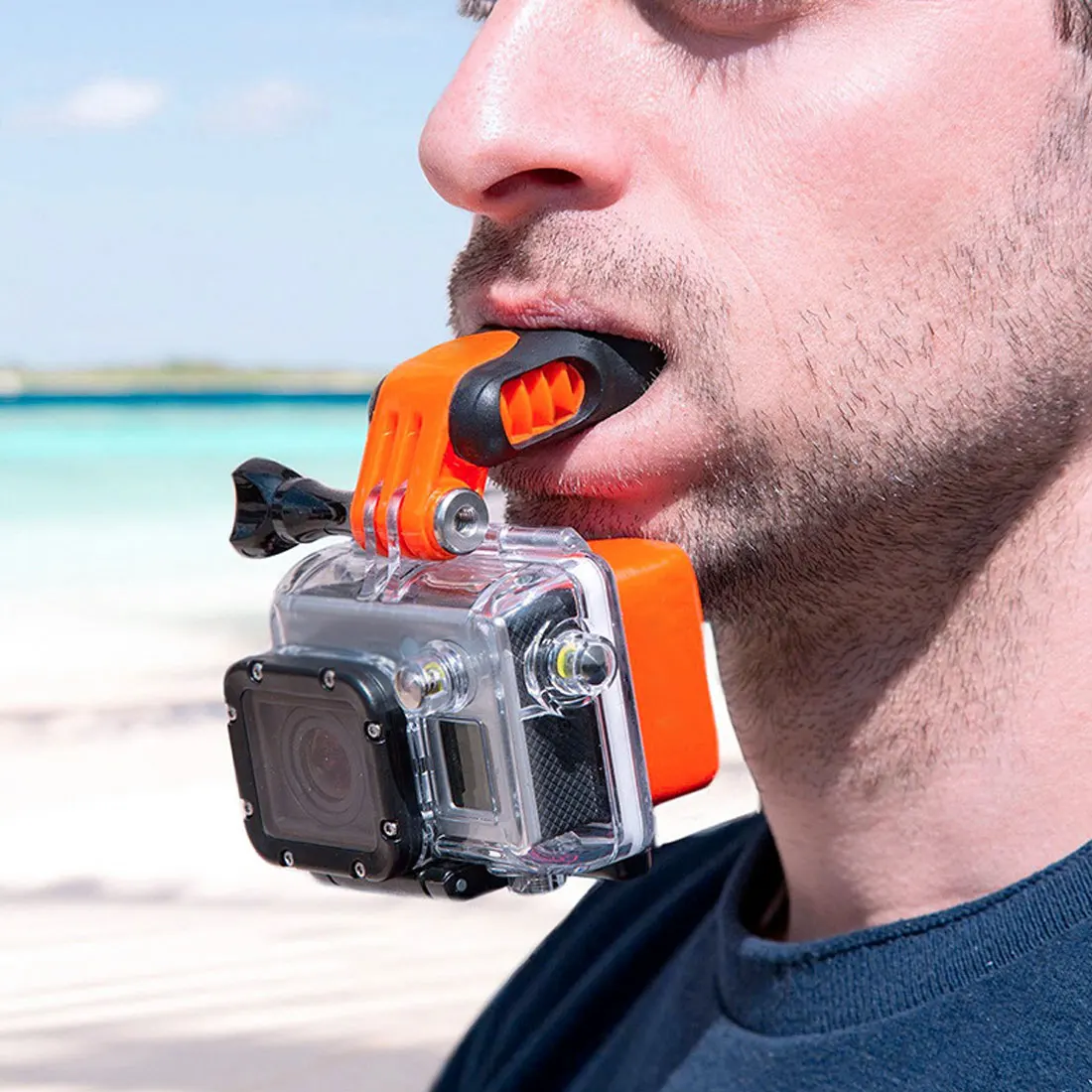 Зубные скобы держатель для крепления рта Экшн-камера для GoPro Hero Xiaomi Yi SJCAM серфинга Дайвинг съемки камеры аксессуары