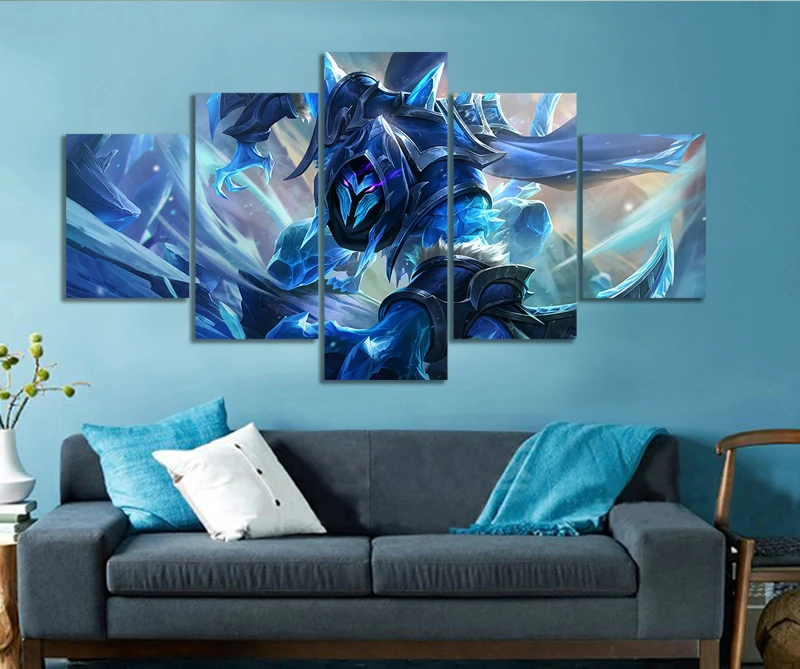 Helcurt Mobile Legends Game Poster Canvas Art Hd Wall Painting For Home Decor Painting Calligraphy Aliexpress