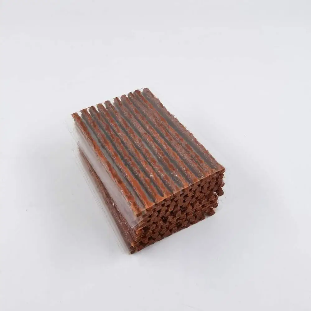 100mm x 3.5mm 타이어 수리 고무 스트립 50 피스/100 피스, 타이어 수리 도구 고무 스트립 타이어 수리