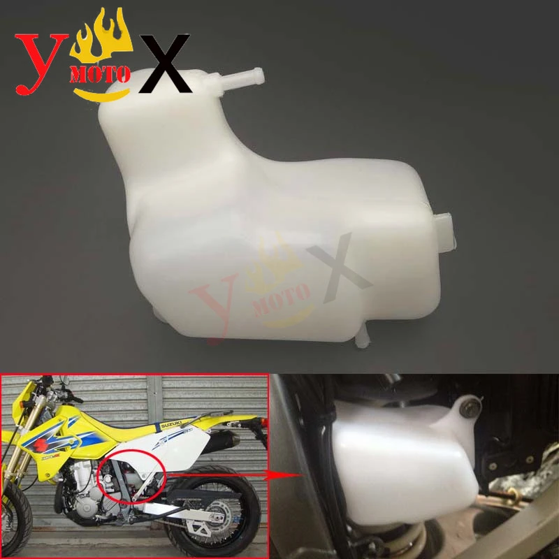 Motorcycle Radiator Coolant Tank Reservoir for DRZ400 DRZ400S DRZ400E