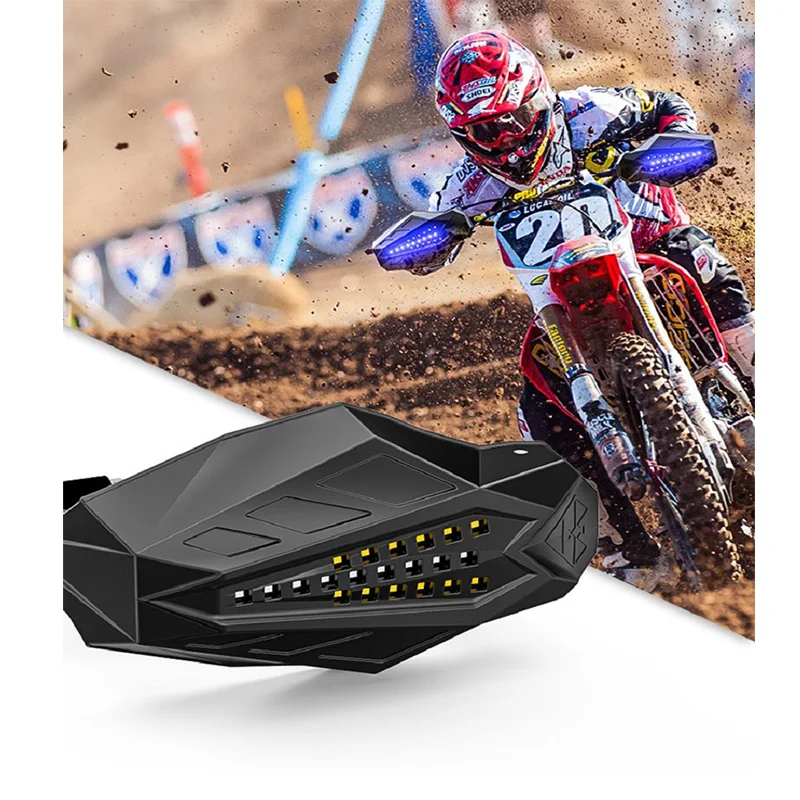 

Moto Handguard Motorcycle Hand Guards LED Protector Cover For YAMAHA DT 50 YZ 250 R6 2008 FAZER 250 FZ 16 THUNDERCAT YFZ 450