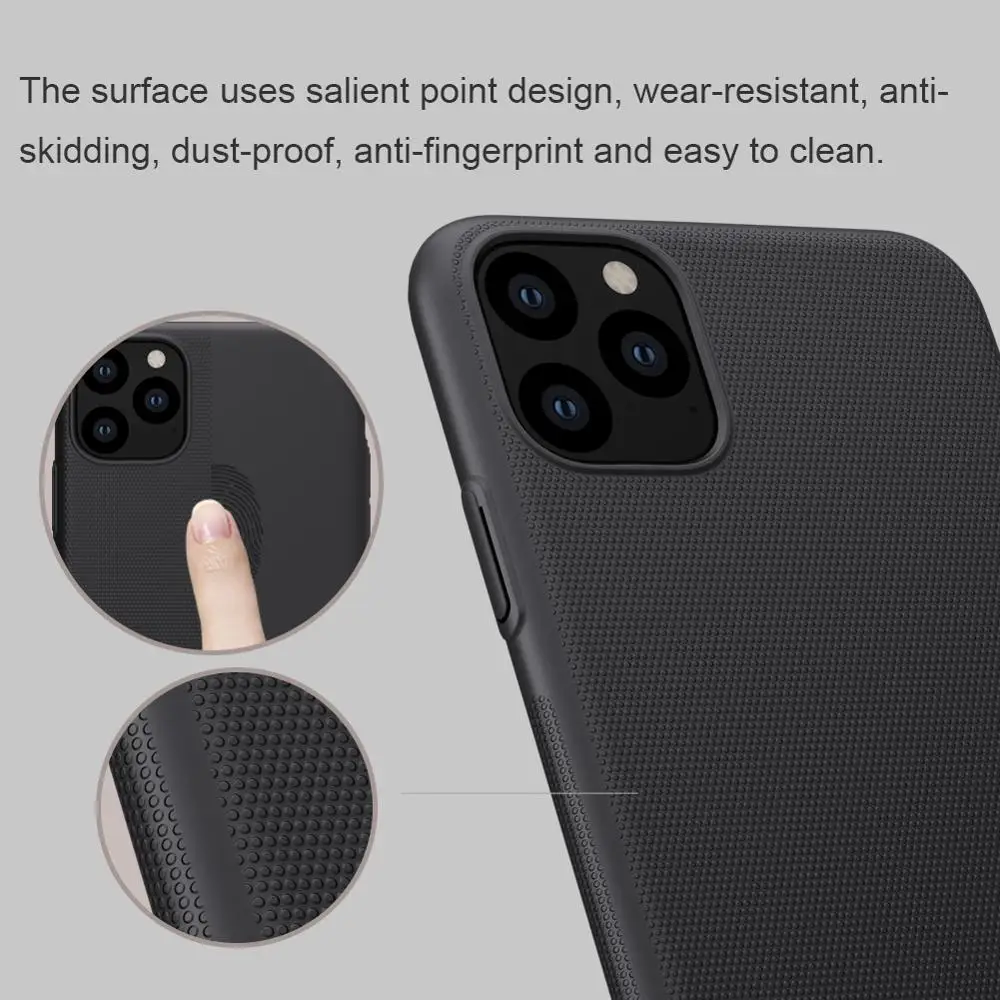 Защитный чехол Nillkin для iPhone 11 Pro Max XS XR X сверхматовый Жесткий Тонкий накладка из