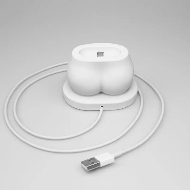 Portable Charging Dock Station Soft Silicone Anti-fall Desk Charging Base Stand Holder for AirPods Case Charger Accessories