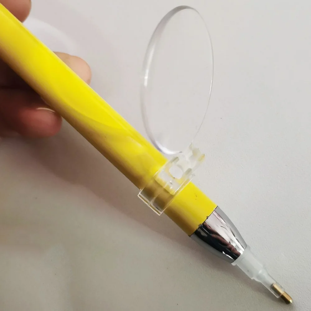 DIY Diamond Painting Tool Luminous Point Drill Pen With Magnifying Glass Luminous Lighting Sticker Drill Tool Diamond Accessorie 