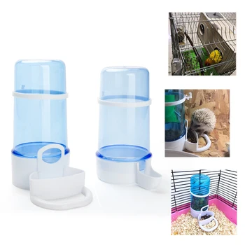 

1PCS portable clip pet automatic feeder/water feeder hamster rabbit bird small animal various cage feeder pet water bottle