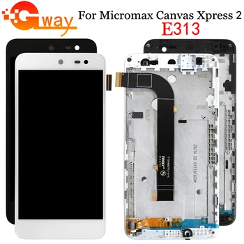 

5.0" For Micromax Canvas Xpress 2 E313 LCD Display With Touch screen digitizer LCD Assembly With Frame For Micromax E313 LCD