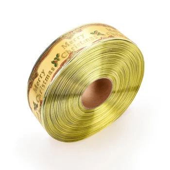 

Christmas Decoration 5cm High-end Printing Snowflake Ribbon, DIY Creative Handmade Ribbon New Arrival