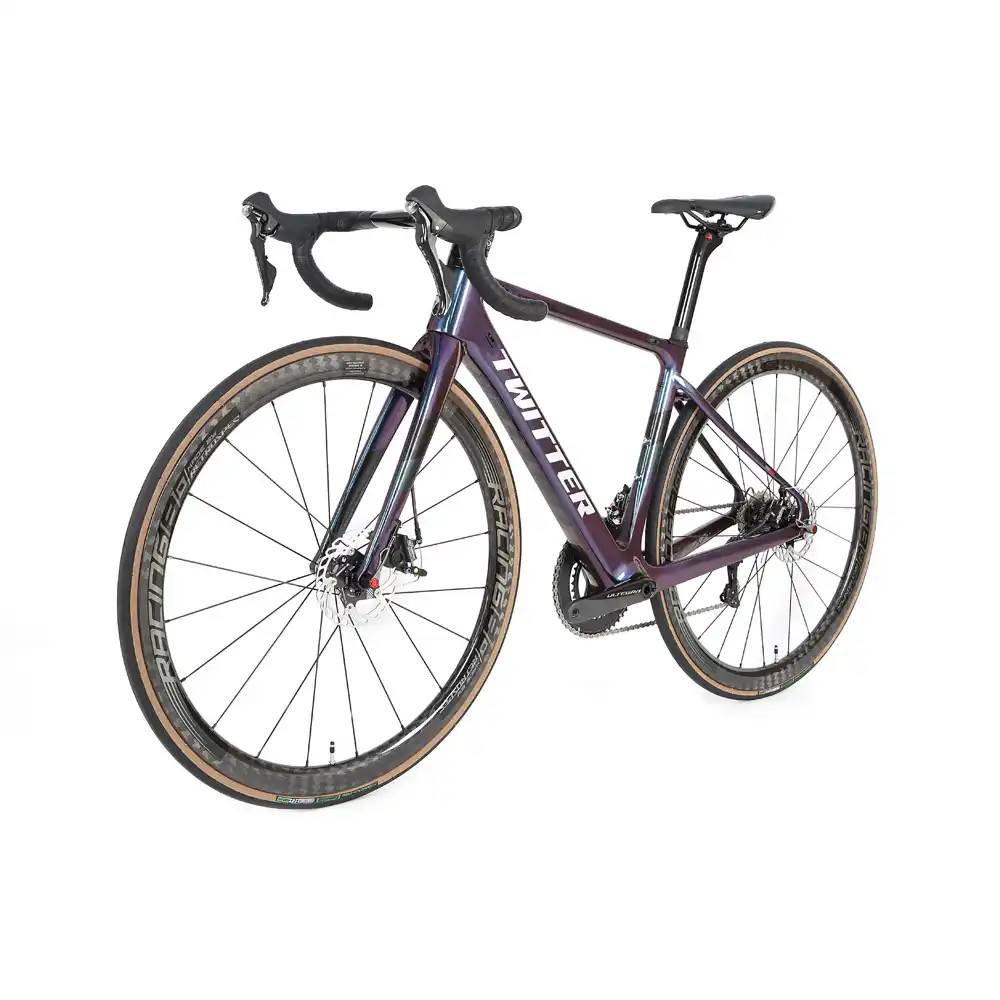 carbon fibre road racing bicycle