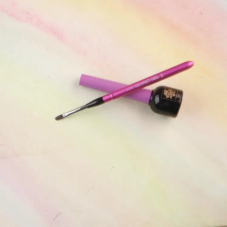 ArtSecret 1PC High Quality Nail Manicure Gel Brush For Art Acrylic Liquid Powder SPA-513 Flat Oval 4