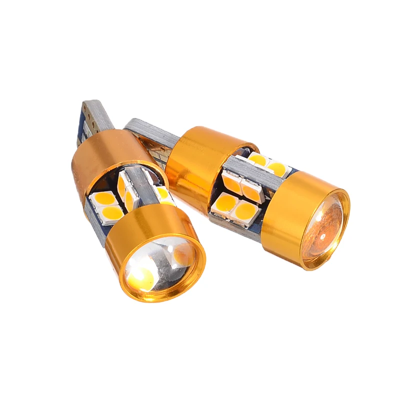 Car Light Source 2pcs/set T10 168 194 2825 W5W 19LED Amber Car Parking Backup Position Light Bulb DC 12V