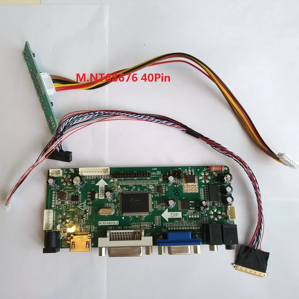 

Controller board For M215HGE-L1A/L10 display 21.5" Panel monitor LED 40pin VGA DIY Screen M.NT68676 DVI kit 1920X1080 LCD HDMI