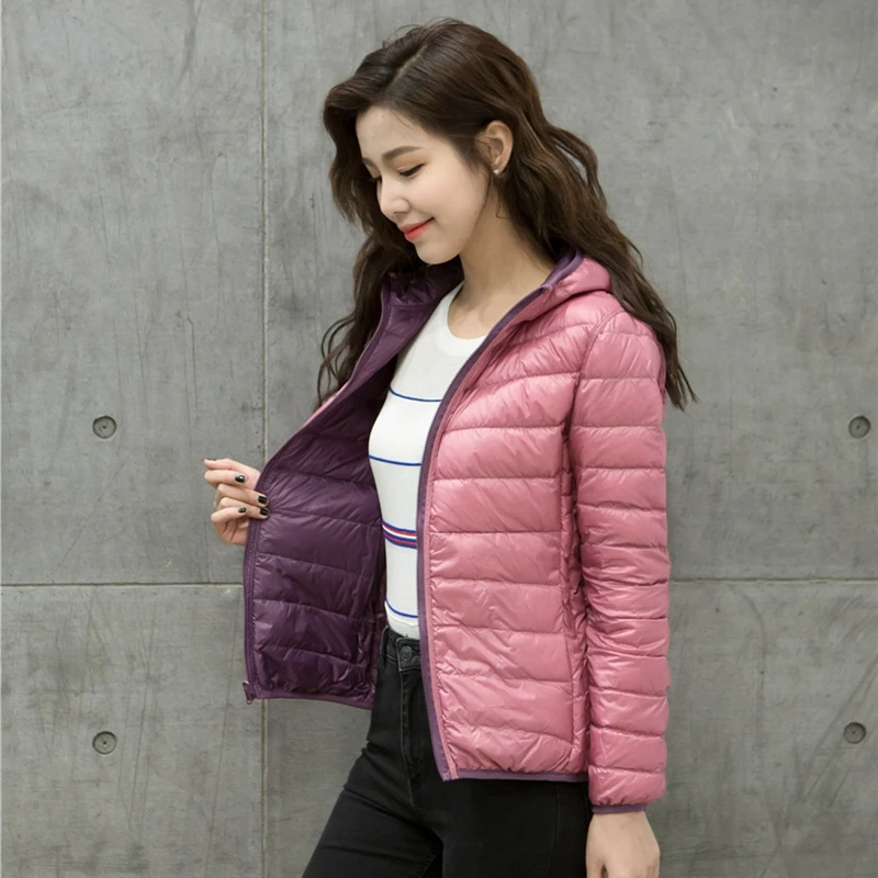 camperas mujer abrigo pluma