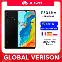 HUAWEI Hisilicon Kirin 710 P30-Lite 4GB 128GB 4gbb GSM/WCDMA/LTE Quick Charge 3.0 Octa Core