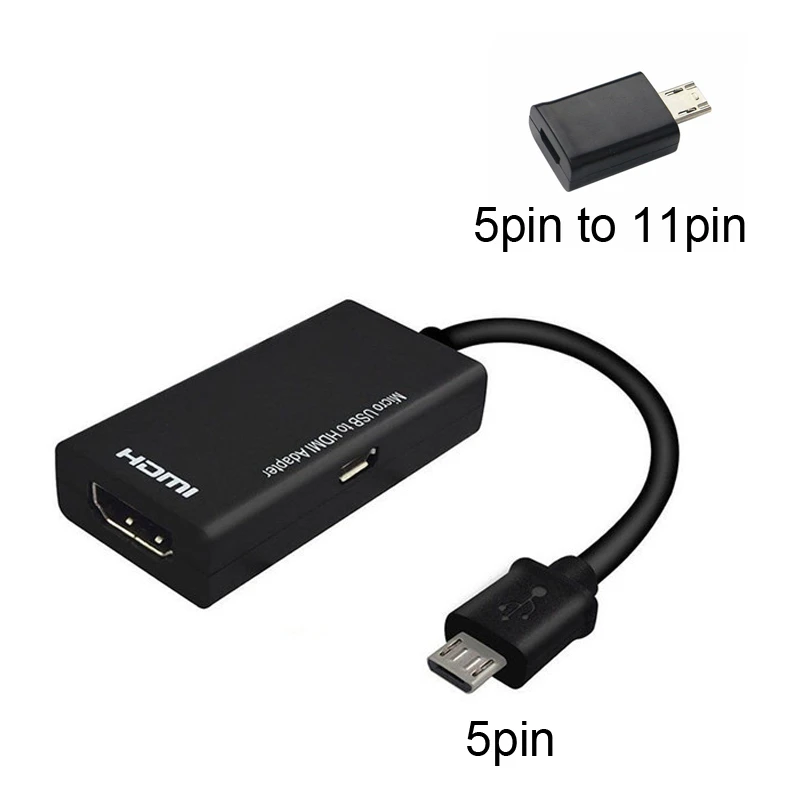 Mikro USB erkek HDMI dişi adaptör 1080P HDMI Android için kablo Tablet  telefon TV desteği 192KHz dijital ses/60Hz HD video| | - AliExpress