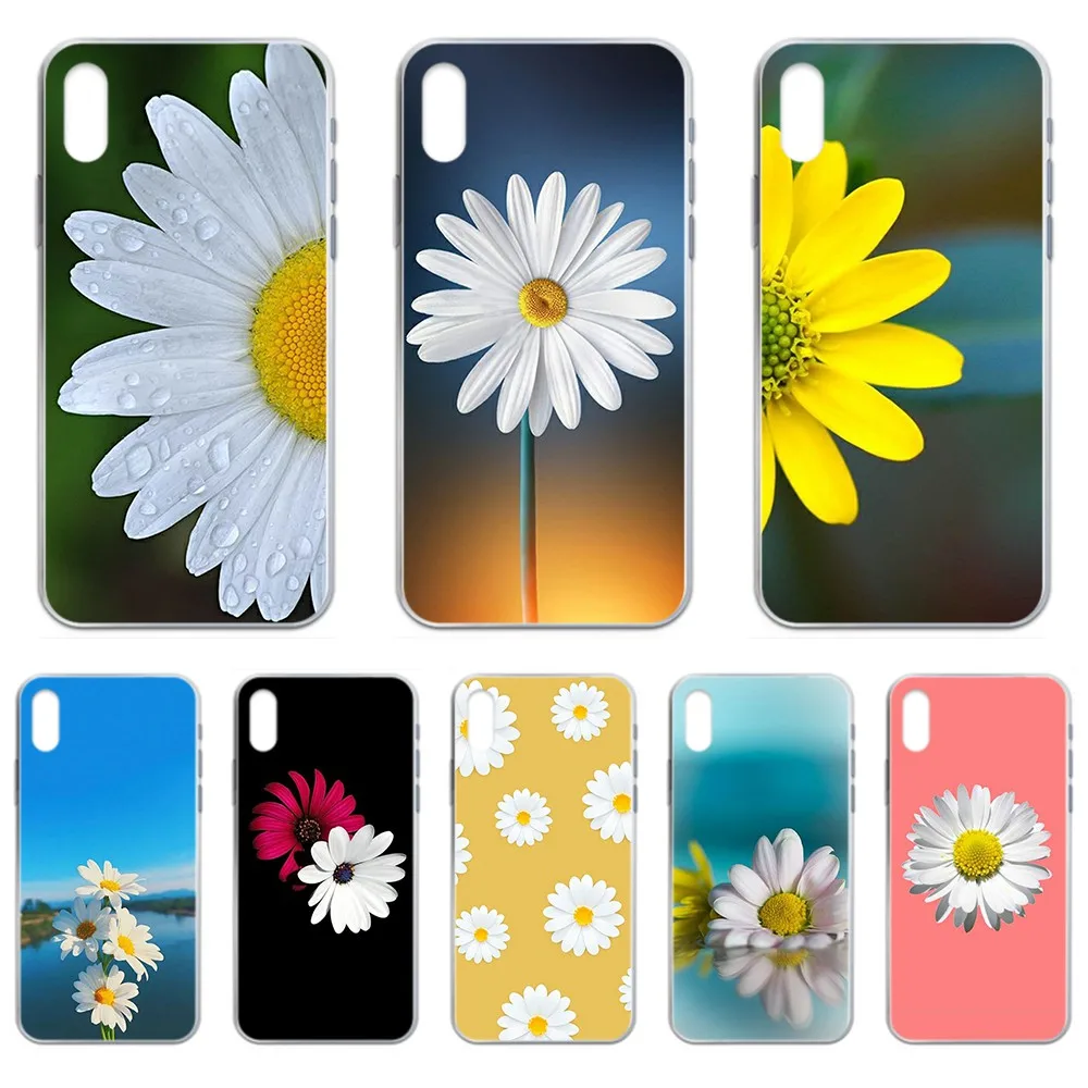 Прозрачный чехол для телефона Bellis perennis L с цветочным рисунком iphone 4 4S 5 5C 5S 6 6S PLUS 7 8 X