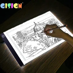 3 nível tablet esboçar prática placa de desenho regulável led a4 a5 tamanho crianças pintura brinquedos educativos para crianças