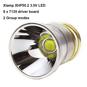 

26.5mm XHP50.2 3V 2600 lumens LED bulb drop-in XHP50 Lamp cap for C2 Z2 P60 P61 6P 9P M5 M6 WF-501B WF-502B flashlight torch