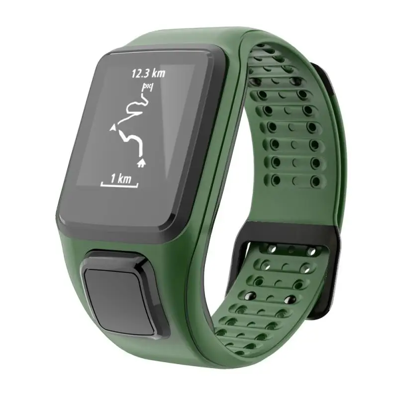 Mr Сменный силиконовый ремешок для TomTom Runner 2/3 Spark/3 Спортивные gps часы для TomTom Spark 3 ремешок Гольфист 2 Прочный