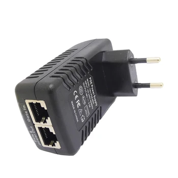 

EU 48V 0.5A PoE Power Supply PoE Injector Standard For 48V PoE Security Camera POE Switch Ethernet Adapter