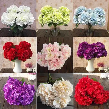 

Artificial Hydrangea Bunch Flower Mallorca Home Home & Garden Decor Bouquet Party Fake