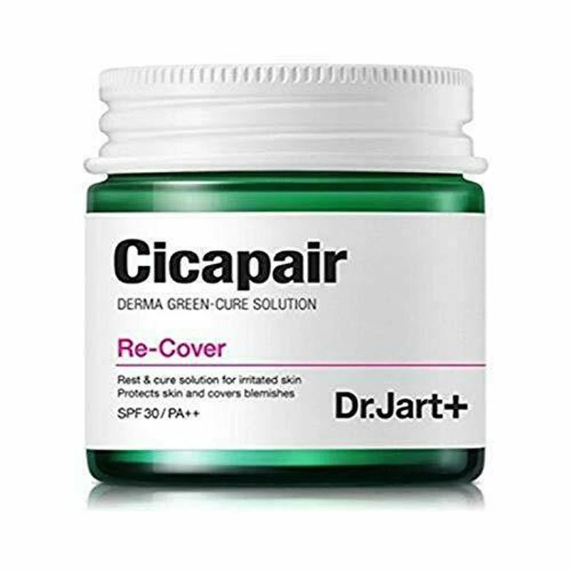 Dr.Jart+ Cicapair Re-Cover 50ml Face Cream Skin Color Correction Moisturizing Cream Facial Serum Skin Inflammation Scar Healing