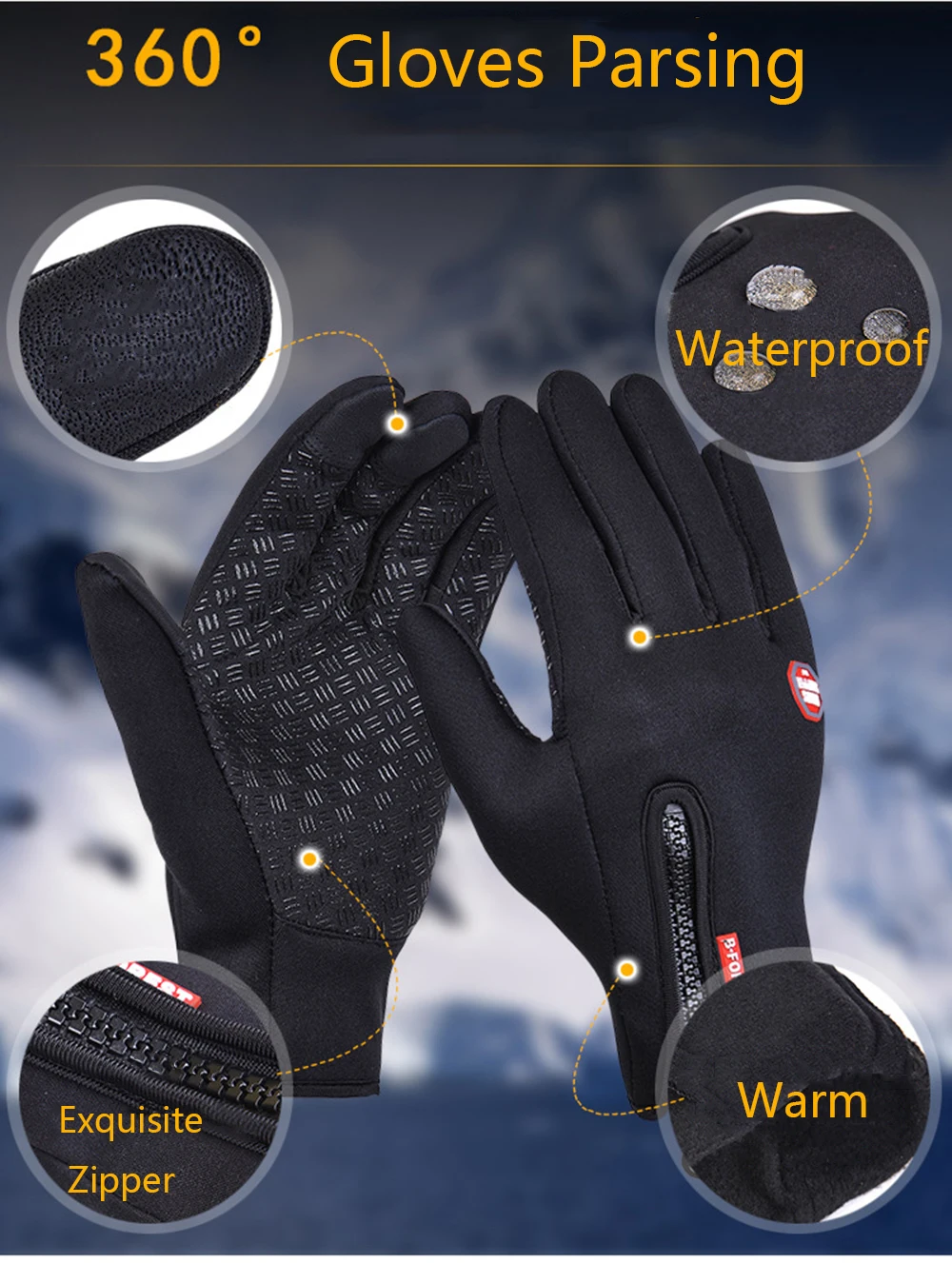 best mens gloves Outdoor Sport Cycling Man Fishing Gloves Women Fitness Touchscreen Waterproof Ski Army Windproof Non-Slip Fashion Black Gloves mens sheepskin gloves