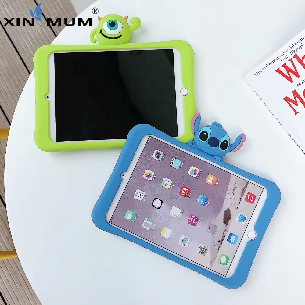 

Cartoon Silicone Soft Case for New 2019 IPad Air 10.5 Inch Tablet Kids Shockproof Stand Protective Cover Pro 10.5 + Stylus