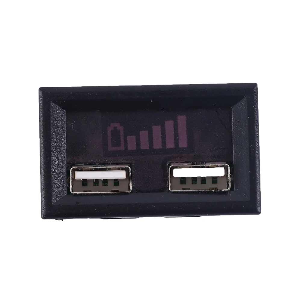 Индикатор емкости литиевой батареи с двойным выходом USB 5 в 2 а для свинцово-кислотной батареи 12 В или 4 литиевых аккумулятора 3,7 в 4,2 в