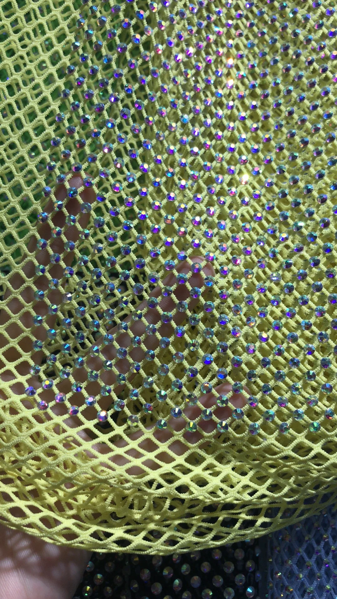 Nigerian Lace Fabric 2021 High Quality Lace With Stone fabric High-quality green cloth of stones DYS223