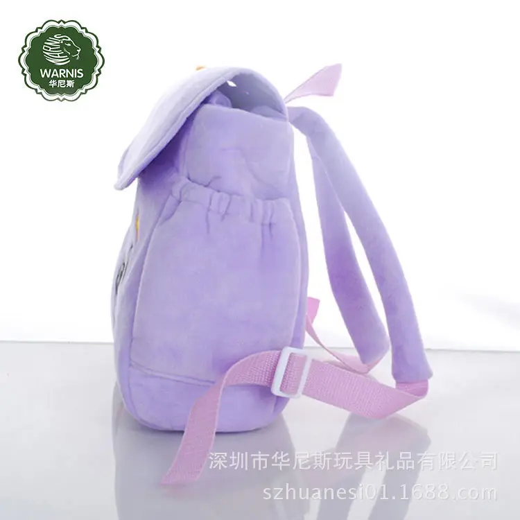 

Hot Selling Retro Plush Backpack 2-6 a Year of Age Men And Women CHILDREN'S Cartoon Backpack School Bag Large Amount