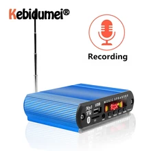 Новейший мини авто USB цифровой светодиодный аудио усилитель MP3 декодер поддержка TF карта fm-радио плеер с пультом дистанционного управления