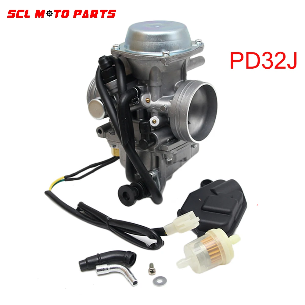 ALconstar-Motorcycle Carburetor PD32J 32MM Modified Carb ATV Quads For Honda ATC250SX TRX300 2X4 TRX350FE TRX350TM TRX450FE 4X4 |