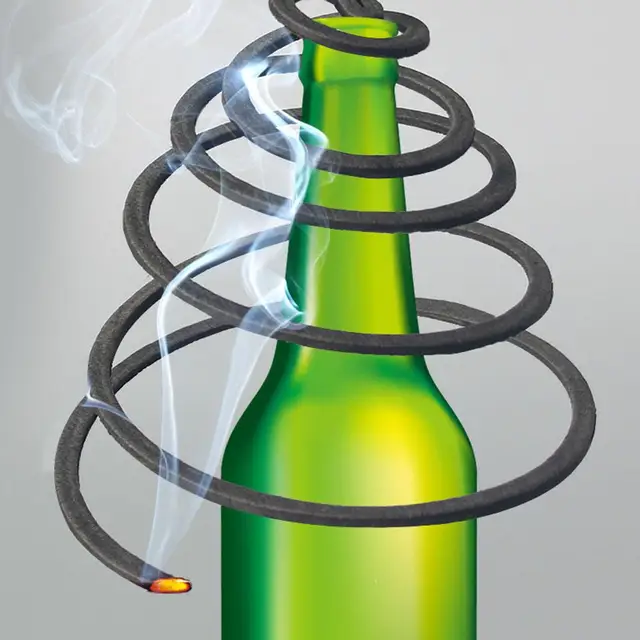 10Db/Tétel Természetes Bambuszpép Szúnyog Tekercs Szúnyogriasztó Tekercses Füstölő Égő Szúnyogok Ölése Otthoni Utazási Túrázáshoz Kempinghez - Image 2